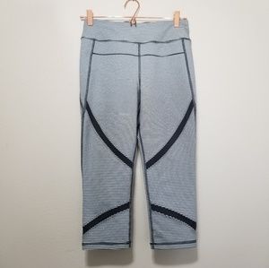 Calvin Klein striped workout/ yoga pants (f)